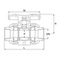 Ball valve Series: 21 Type: 3725 PVC-U Internal thread (BSPP) PN16
